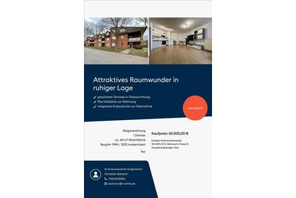 40m² Eigentumswohnung zum Verkauf - Wolmirstedt
