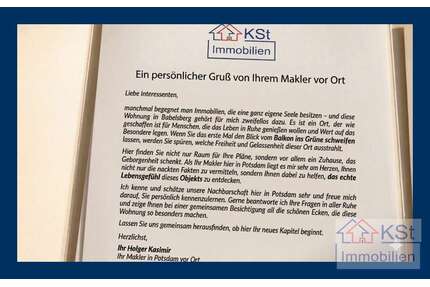 Wohnung zum Kaufen in Potsdam Babelsberg 429.000,00 € 83 m² - Potsdam / Babelsberg