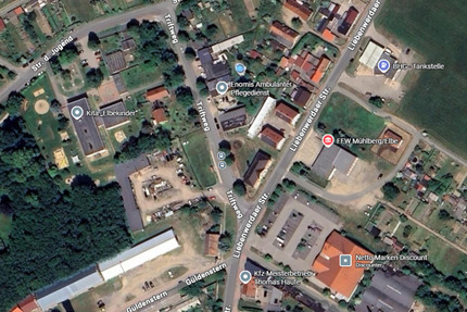 33 Garagen in MühlbergElbe bauen zwischen Netto, Feuerwehr und Tankstelle - Grundstück provisionsfrei kaufen - Mühlberg/Elbe