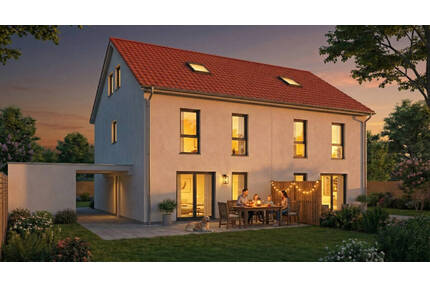 Neubau Doppelhaushälfte(Effizienzhaus40) mit vielen Gestaltungsmöglichkeiten in Winkelhaid - Lage am Waldrand