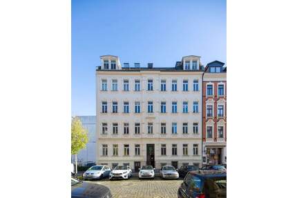Lichtdurchflutete 3-Zimmer-Dachgeschosswohnung mit Stuck & Stil in der Südvorstadt - Leipzig
