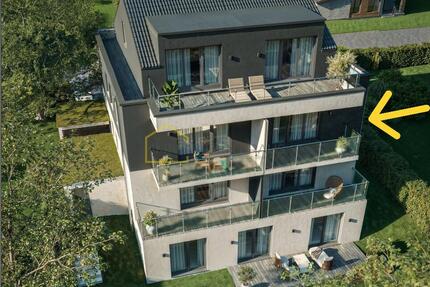 Massivholz-Neubau: 2 Zimmer mit Balkon, KfW40, gesundes Wohnklima, Weitblick - Erlangen Bruck