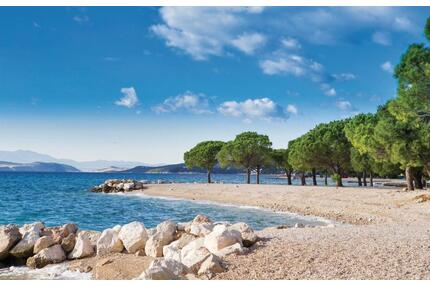 Kvarner Bucht Crikvenica moderne Fewo mit Meerblick (5 Pers) - Greußen