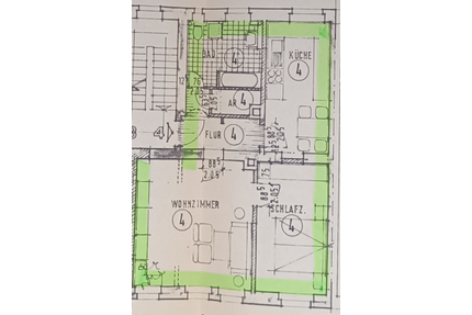 Wohnung zum Mieten in Nürnberg 640,00 € 64 m²