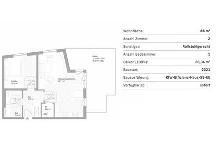 Barrierefreie 2‑Zi Neubauwohnung mit Moselblick in Mehring