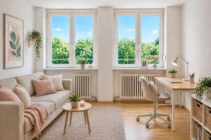 Helles WG-Zimmer in 3-Zimmer Wohnung für Studentinnen in Ulm