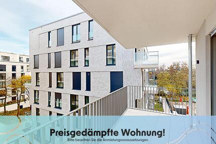 Neubau! 4-Zimmer-Wohnung mit Balkon und zwei Bädern (mietpreisgedämpft) - Düsseldorf Heerdt