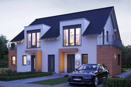 Neubau DHH mit ca. 120 m² Wohnfläche auf 540 m² Baugrundstück in Schrobenhausen