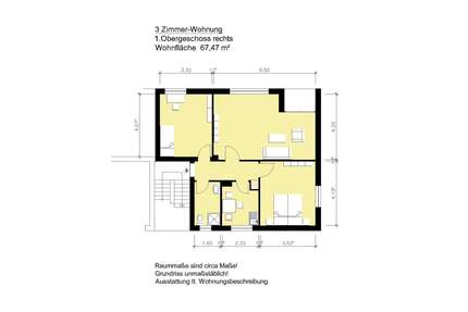 Wohnung zum Mieten in Heide 490,00 € 67.47 m²