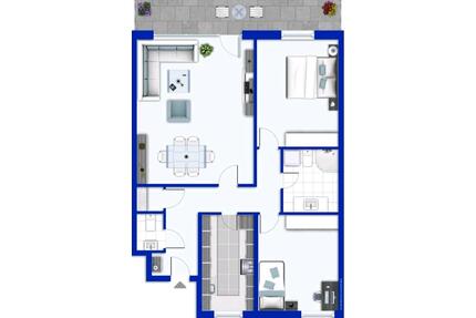 Eigentumswohnung 88qm - 210.000,00&nbsp;EUR Kaufpreis, ca.&nbsp; 88,00&nbsp;m&sup2; in Duisburg (PLZ: 47228) Rheinhausen