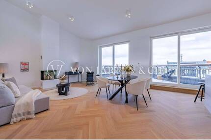 Stilvolle Eleganz und Panoramablick - Einzigartiges Penthouse über den Dächern der Hansestadt! - Hamburg Uhlenhorst
