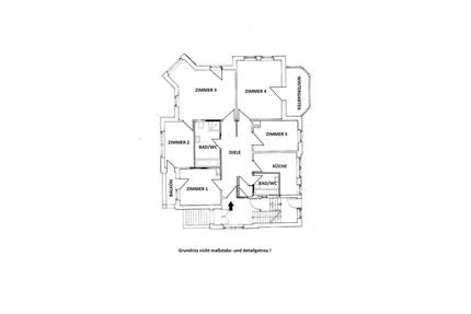 Helle und freundliche 5-Zimmer-Wohnung mit Wintergarten und kleinem Balkon in zentraler Wohnlage von Rudolstadt