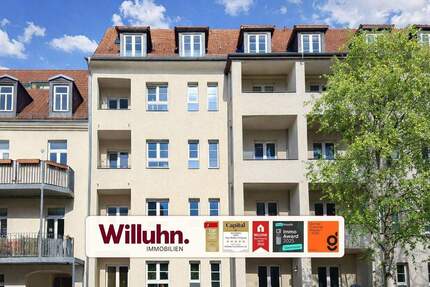 Ab sofort bezugsfrei: Zentrum fußläufig erreichbar | Helle 2-Zimmer-Wohnung mit Südbalkon und EBK - Leipzig Zentrum-Südost