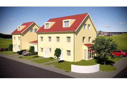 Provisionsfrei: Baugrundstück mit Baugenehmigung für 3 DHH, je ca. 140m² Wfl., gesamt ca. 420m² - Gräfelfing Lochham