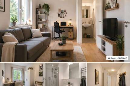 Wohnung zum Mieten in Stuttgart Rohr 500,00 € 12 m²