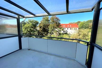 Großer Balkon mit Blick ins Grüne - Oschersleben