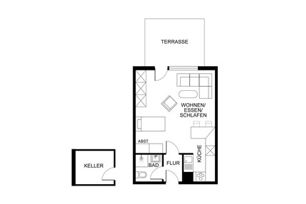 Kohlscheid – Attraktive Kapitalanlage mit Terrasse, Garten und Stellplatz - Herzogenrath