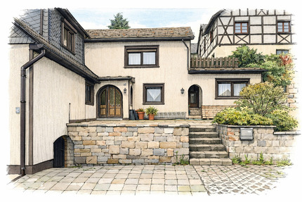 Charmantes Einfamilienhaus mit Felsenkeller & viel Potential - Probstzella