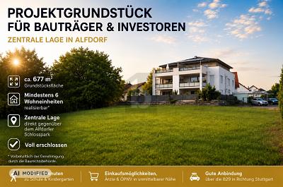 ERSCHLOSSENE PROJEKTCHANCE IN ZENTRALER LAGE - Alfdorf