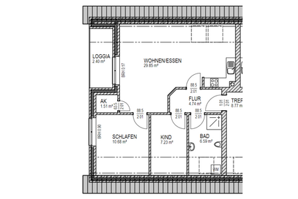 Wohnung zum Mieten in Lauenburg 660,00 € 62 m²
