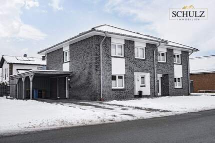 Moderne Doppelhaushälfte (Bj. 2013) in Friesoythe - Vollgeschoss, 2% AfA & Carport