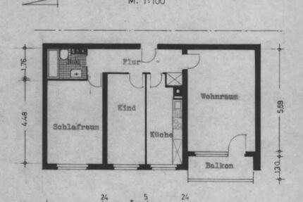 3 Zimmer Wohnung zu vermieten Lübeck Triftsr.42