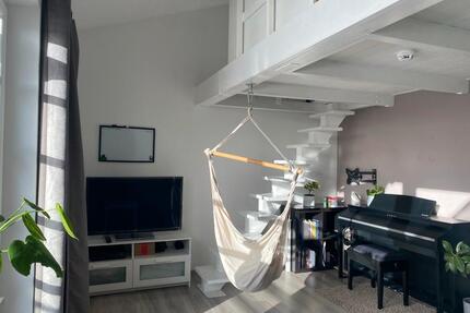 Galeriewohnung 40 qm m. 2 Dachterrassen, ruh. Lage, Nähe Hbf, Uni - Steinberg am See Oder