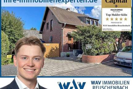 Einfamilienhaus mit sehr großem Grundstück und Lagerhalle in Fischenich - Hürth