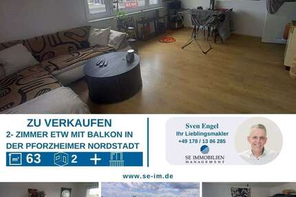 Wohnung zum Kaufen in Pforzheim 129.000,00 € 56 m²