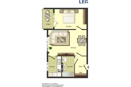 Wohnung zum Mieten in Solingen 579,00 € 57 m²