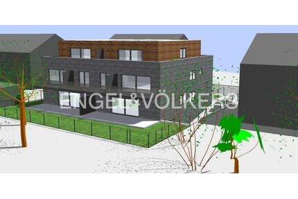 Seniorengerechtes Wohnen in Asberg: Neubau: 1.OG links, ca. 98 m², Balkon, Aufzug. - Moers