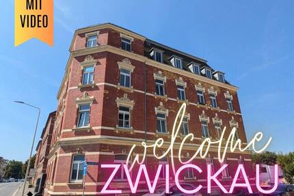 ++ gemütliche 2-Raum Wohnung im Dachgeschoss - mit Einbauküche - nahe Zentrum & Schwanenteich ++ - Zwickau Bahnhofsvorstadt