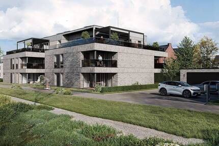 AERIUM | Stilvolle barrierefreie 2-Zimmer-Wohnung mit sonnigem Südwest-Balkon - Heinsberg Unterbruch