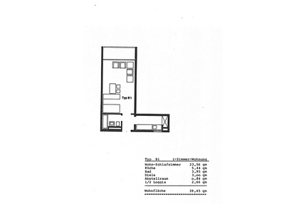 Wohnung zum Mieten in Wiesbaden 440,00 € 33 m²
