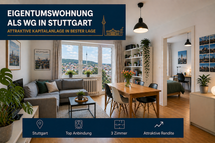 Wohnung zum Kaufen in Stuttgart 399.000,00 € 62.99 m²