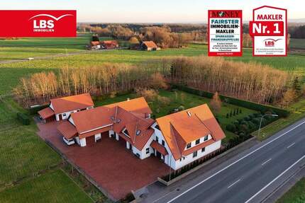 Provisionsfrei: Großzügiges Anwesen mit parkähnlichem Garten und angrenzendem Waldgrundstück - Espelkamp Altgemeinde
