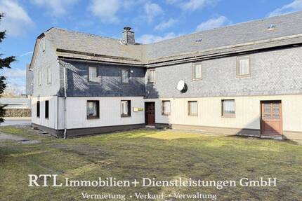 Ländliche Idylle mit viel Platz - großzügiges Wohnhaus mit Innenhof und Garten (A1699) - Remptendorf Eliasbrunn