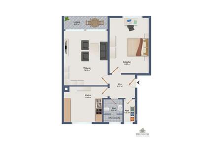 Sanierte 2-Zimmer Wohnung in 75335 Dobel - Karlsruhe Rüppurr