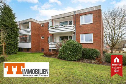 TT bietet an: Wohnen im Grünen - Sonnige 4-Zimmer-Eigentumswohnung mit Inventaroption in gepflegtem 4-Parteienhaus! - Wilhelmshaven-Neuende