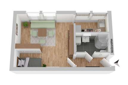Wohnung zum Mieten in Regensburg 505,00 € 38 m²