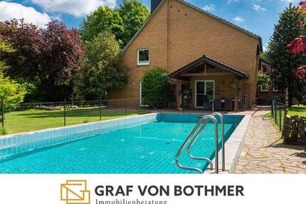 Urlaubsgefühl mit eigenem Pool - 459.000,00&nbsp;EUR Kaufpreis, ca.&nbsp; 332,00&nbsp;m&sup2;&nbsp;Wohnfl&auml;che in Rotenburg (Wümme) (PLZ: 27356) Mulmshorn