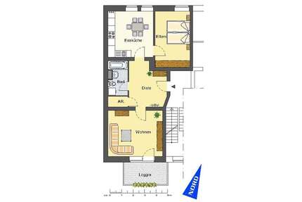 Wohnung zum Mieten in Recklinghausen 426,00 € 71.21 m²