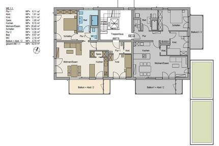 3-Zimmer Neubau-Wohnung zu vermieten in Landshut, Röschlaubstraße