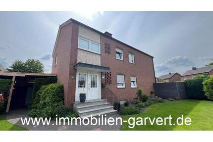 Zweifamilienhaus mit Doppel-Carport, Garage und Garten in Borken-Burlo - Erbbaurechtsgrundstück