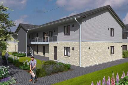 Einladende 2,5 Zimmer Neubauwohnung im Luftkurort Bredstedt mit Stellplatz und KFW 40 Förderung! - Bredstedt / Borsbüll