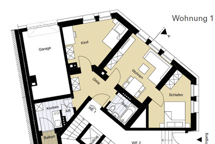 Sinfonie der Großstadt - Vermietete 3-Zimmer-Wohnung als Kapitalanlage zu verkaufen! ( WE 1 ) - Köln Innenstadt