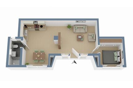 KfW 55 Standard: Moderne 2-Zimmer-Wohnung – kernsaniert und zentral in Rinteln