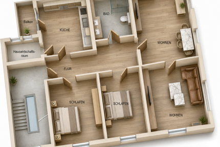 Wohnung zum Mieten in Achern 1.200,00 € 132 m²