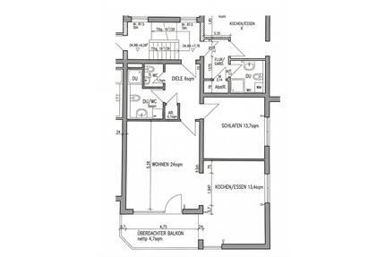 Großzügige 2-Zimmer-Wohnung (74 m²) mit Südbalkon & Weitblick - Siegen Kaan-Marienborn