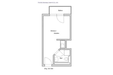 Wohnung zum Mieten in Bonn 370,00 € 20.39 m²